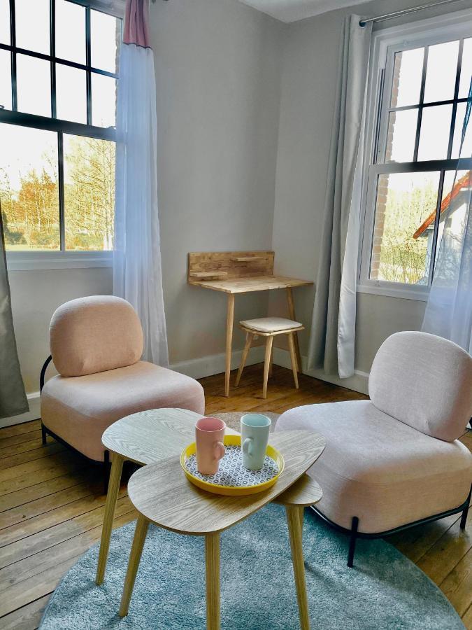 Bed and Breakfast Aux Jolies Sources Saint-Aubin-sur-Scie Exteriér fotografie